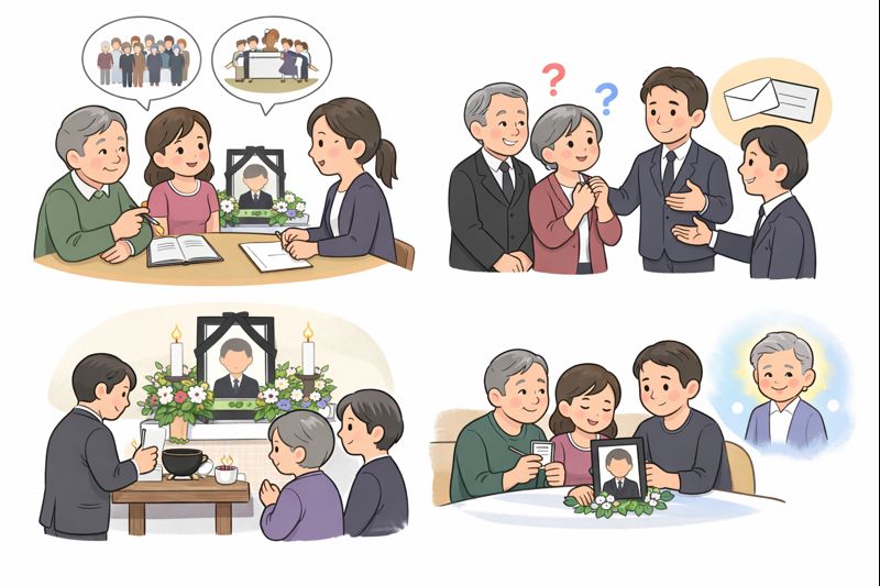 家族 葬儀の困り事の解決