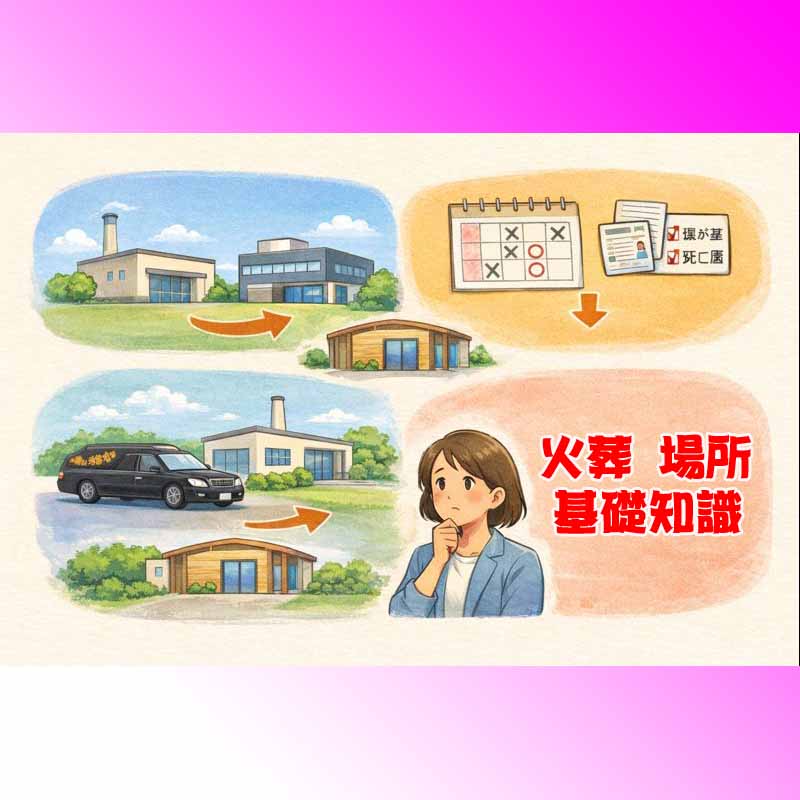 火葬 場所・基礎知識｜緊急時に慌てないために知っておきたいこと