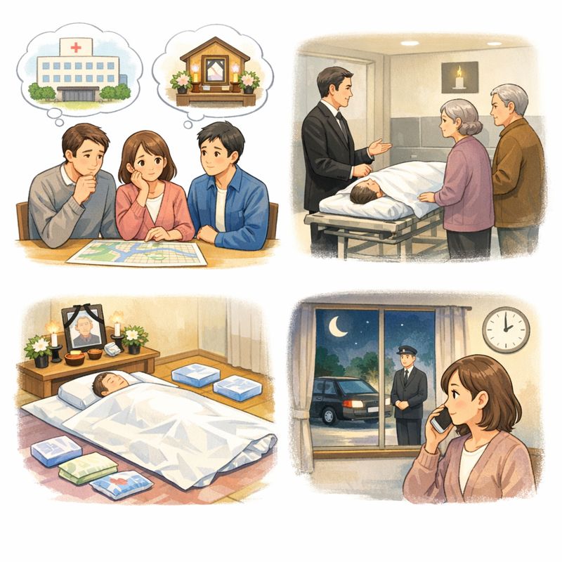 遺体 搬送・どうすればいい？慌てないための基本手順
