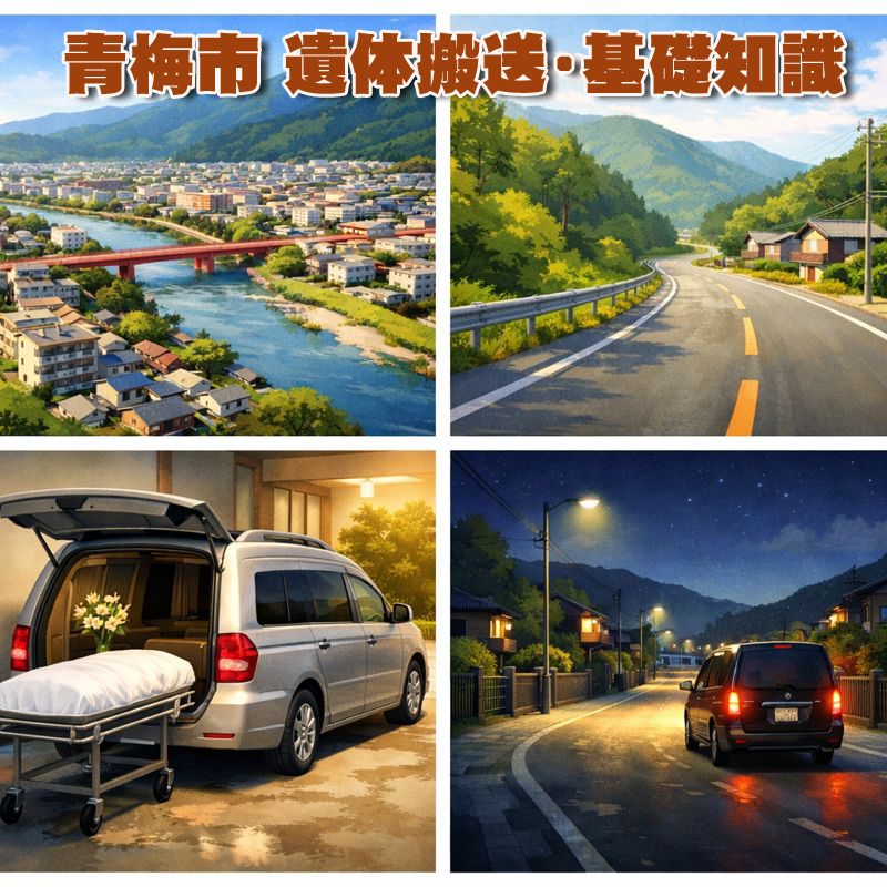 青梅市 遺体搬送・基礎知識｜地域特性を踏まえた考え方