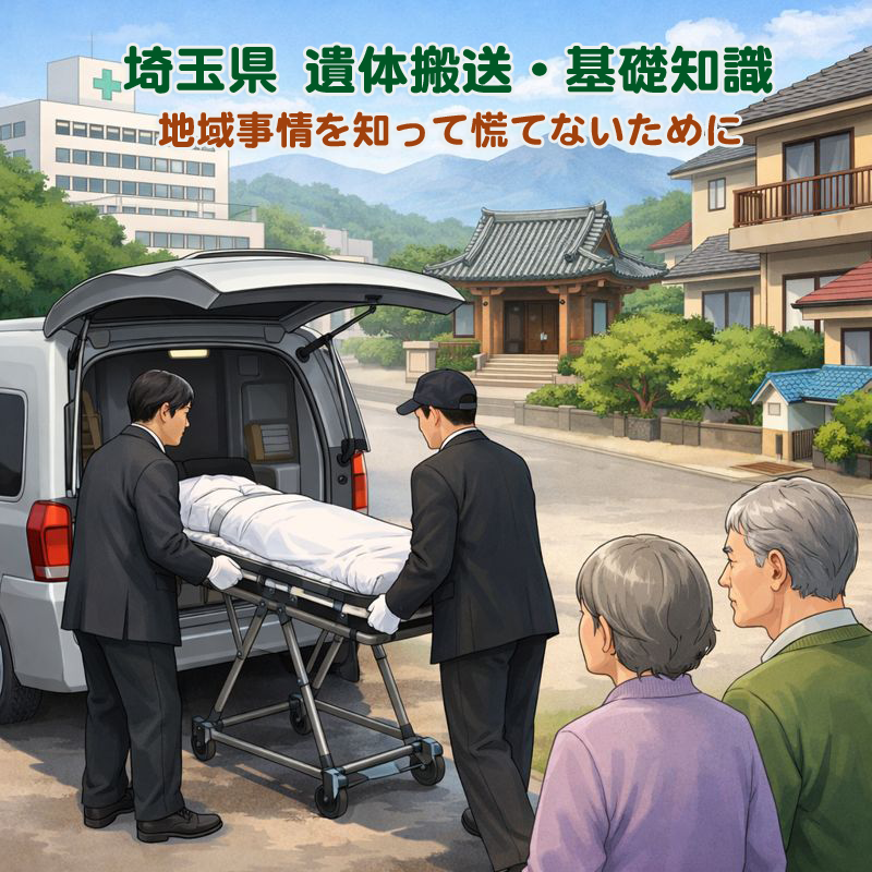 埼玉県 遺体搬送・基礎知識｜地域事情を知って慌てないために