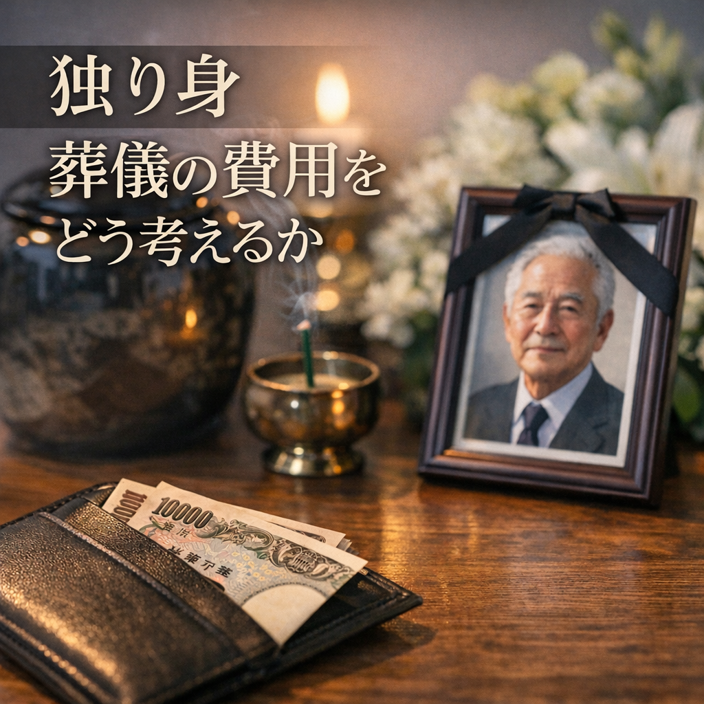 独り身　葬儀の費用をどう考えるか