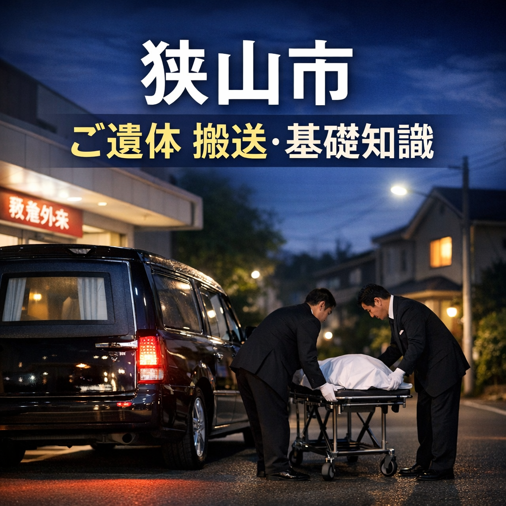 狭山市 ご遺体 搬送・基礎知識