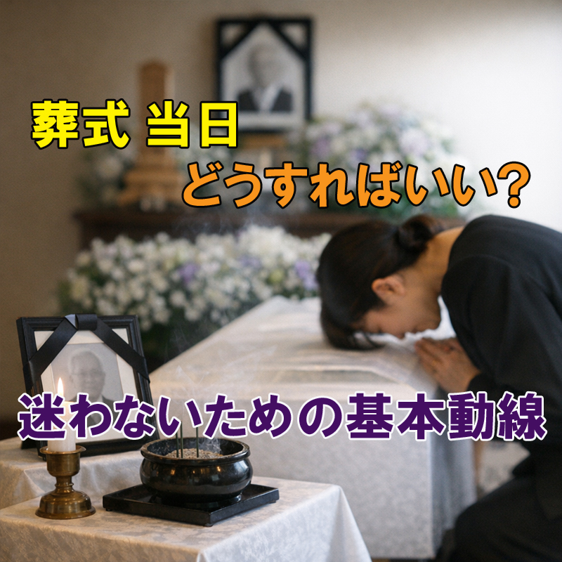 葬式 当日・どうすればいい？迷わないための基本動線
