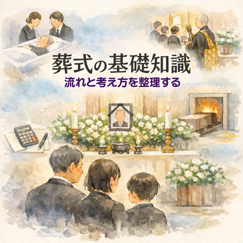 葬式の基礎知識――流れと考え方を整理する