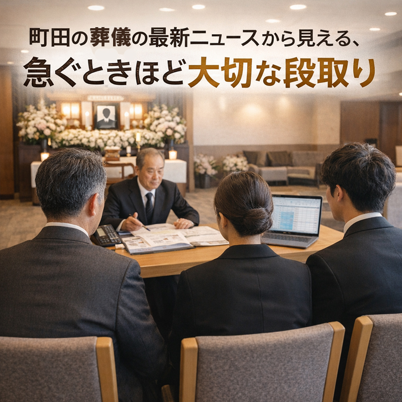 町田の葬儀の最新ニュースから見える、急ぐときほど大切な段取り