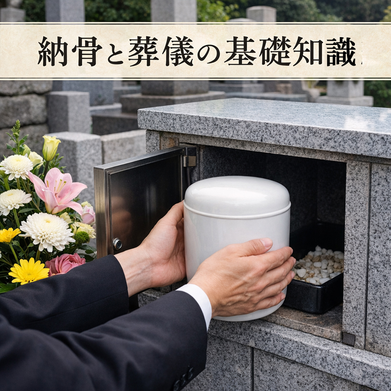 納骨と葬儀の基礎知識