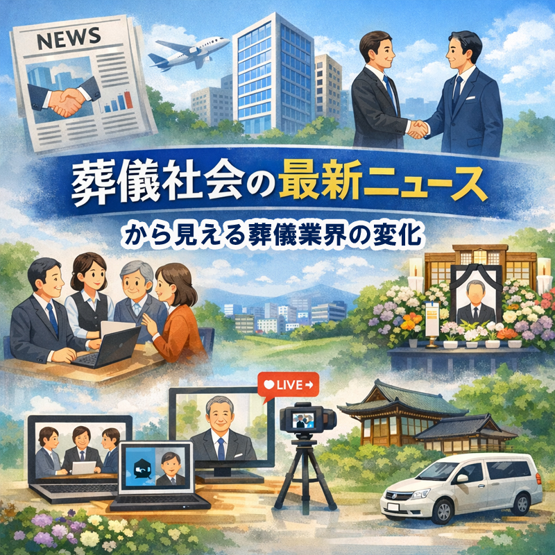 葬式会社の最新ニュースから見える葬儀業界の変化