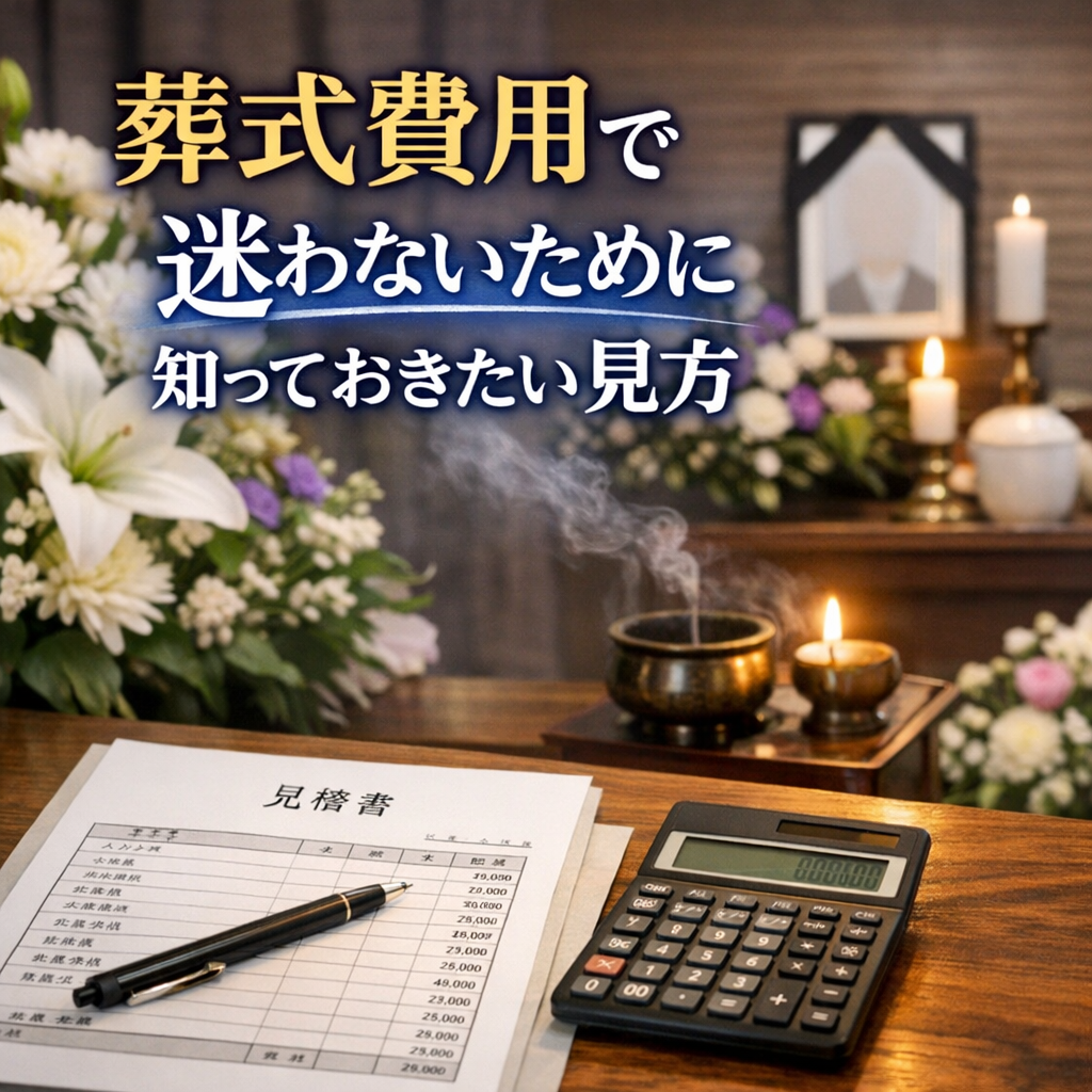 葬式費用で迷わないために知っておきたい見方