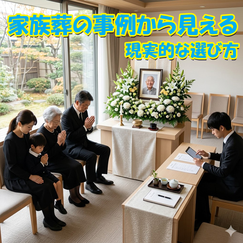 家族葬の事例から見える現実的な選び方
